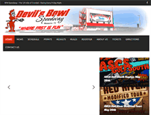 Tablet Screenshot of devilsbowl.com